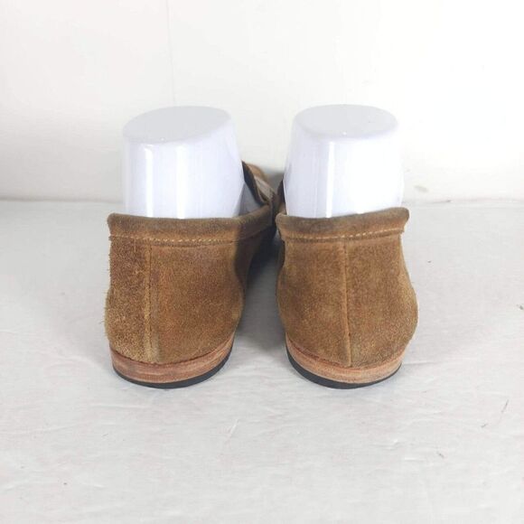 Freebird By Steven Women's NATIV US 8 Brown Leather Distressed Slip On Flats - Picture 5 of 9